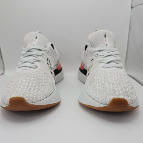 Nike React Infinity Run Flyknit 3 Leopard White Black Womens 8 Running Shoes - Picture 4 of 12